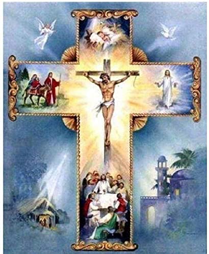 Papier-Puzzle für Erwachsene Puzzle 1000 -teiliges Kreuz-Christian-Muster Sehr herausforderndes Casual-Puzzle für Erwachsene und Jugendliche50x70cm Papier-Puzzle für Erwachsene Puzzle 1000 -teiliges Kreuz-Christian-Muster Sehr herausforderndes Casual-Puzzle für Erwachsene und Jugendliche50x70cm von LNTYW