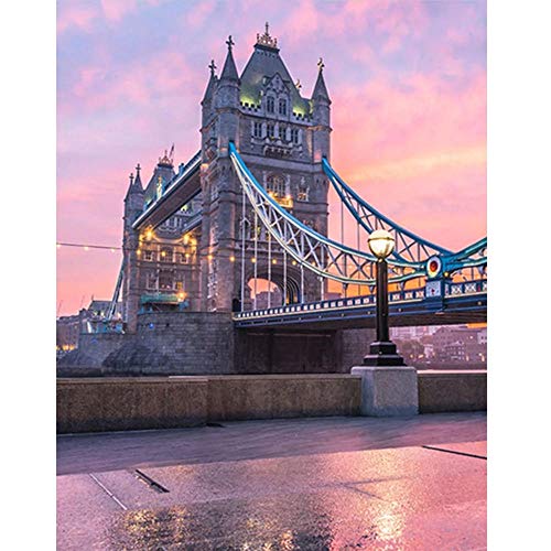 Puzzle 1000 Teile, Puzzle 1000 Teile für Erwachsene, Puzzle für Erwachsene, Schöne Londoner Brücke, 1000 Teile, Puzzle für Erwachsene, Spiele 38 x 52 cm von LNTYW