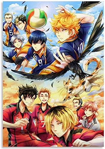 Puzzle 1000 Teile Anime Haikyuu Poster PapierKinderspielzeug Dekompressionsspiel50x70cm von LNTYW