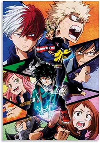 Puzzle 1000 Teile Anime My Hero Academia Poster PapierKinderspielzeug Dekompressionsspiel26x38cm von LNTYW