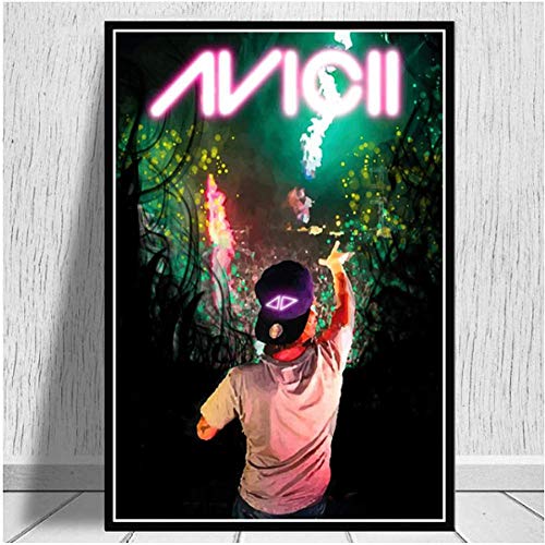 Puzzle 1000 Teile Avicii Legend Dj Musik Moderne Abstrakte Poster Für PapierSpielzeug für Erwachsene Dekompressionsspiel26x38cm von LNTYW