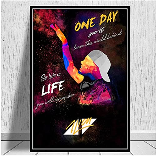 Puzzle 1000 Teile Avicii Legend Dj Musik Moderne Abstrakte Poster Für PapierSpielzeug für Erwachsene Dekompressionsspiel38x52cm von LNTYW