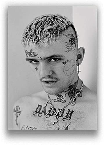 Puzzle 1000 Teile Lil Peep Rapper Musik Sänger Star Icon Poster Schwarzweißes PapierFür Erwachsene Kinder Spiele Lernspielzeug26x38cm von LNTYW