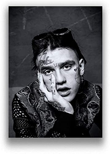 Puzzle 1000 Teile Lil Peep Rapper Musik Sänger Star Icon Poster Schwarzweißes PapierFür Erwachsene Kinder Spiele Lernspielzeug26x38cm von LNTYW