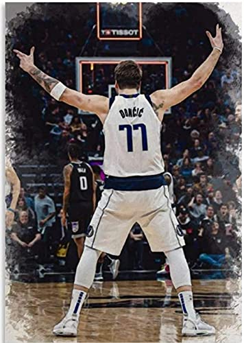 Puzzle 1000 Teile Luka Doncic Basketball Star Poster PapierSpielzeug für Erwachsene Dekompressionsspiel38x52cm von LNTYW