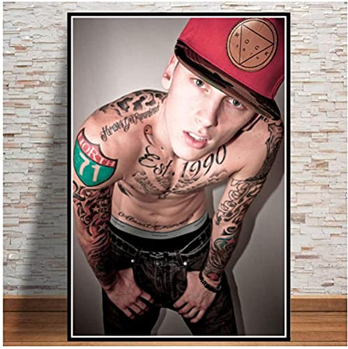 Puzzle 1000 Teile Maschinengewehr Kelly Rapper Hip Hop Musik Sänger Star Poster PapierFür Erwachsene Kinder Spiele Lernspielzeug26x38cm von LNTYW