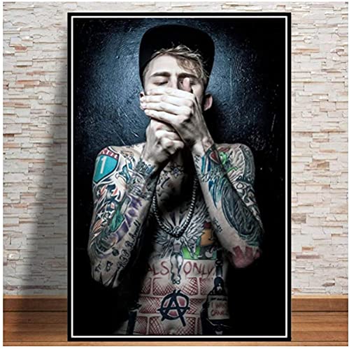 Puzzle 1000 Teile Maschinengewehr Kelly Rapper Hip Hop Musik Sänger Star Poster PapierFür Erwachsene Kinder Spiele Lernspielzeug38x52cm von LNTYW