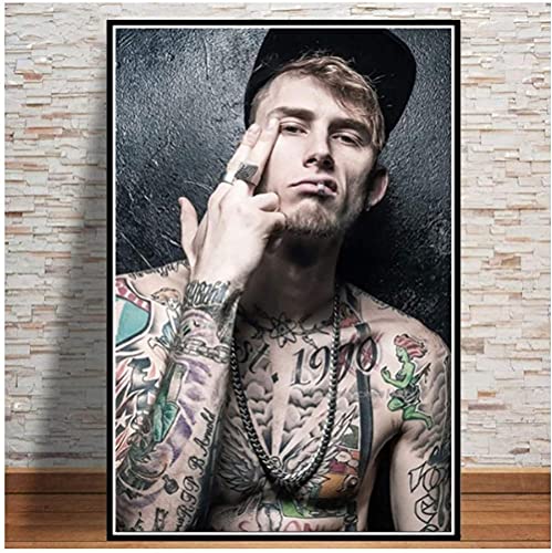 Puzzle 1000 Teile Maschinengewehr Kelly Rapper Hip Hop Musik Sänger Star Poster PapierFür Erwachsene Kinder Spiele Lernspielzeug50x70cm von LNTYW