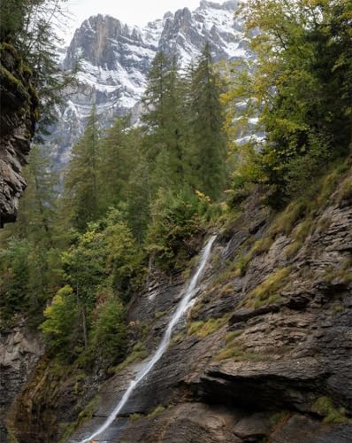 Puzzle 1000 Teile für Erwachsene, Geschenke-Berge, Wasserfall, Felsen, 50 x 70 cm von LNTYW