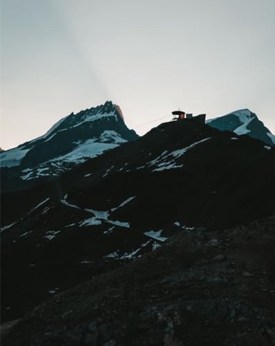 Puzzle 1000 Teile für Erwachsene, schwierige Puzzles für Frauen und Männer - Berge, Gipfel, Schnee, 50 x 70 cm von LNTYW