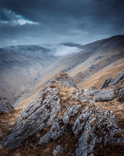 Puzzle 1000 Teile für Erwachsene – Berge, Felsen, Wolken, 50 x 70 cm von LNTYW