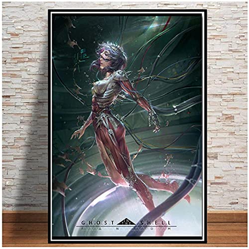 Puzzle 2000 Teile Ghost In The Shell Fight Police Anime Poster für PapierSpielzeug für Erwachsene Dekompressionsspiel70x100cm von LNTYW