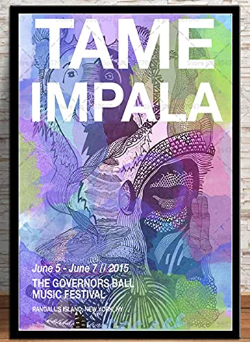 Puzzle 2000 Teile Tame Impala Trippy Psychedelische Musik Star Poster Kunst für PapierSpielzeug für Erwachsene Dekompressionsspiel70x100cm von LNTYW