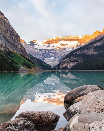 Puzzle für die ganze Familie, 1000 Teile, Geschenke für Erwachsene, Berge, See, Wasser, 50 x 70 cm von LNTYW