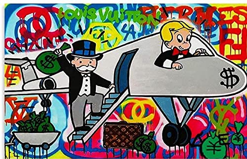 Puzzles 1000 Teile PapierZusammenbau Bild ALEC Monopoly Poster Erwachsene Spiele Lernspielzeug26x38cm von LNTYW