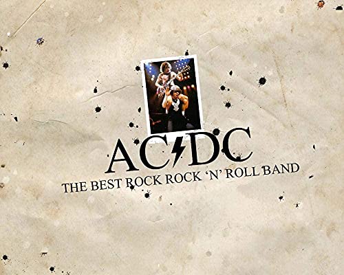 Puzzles 1000 Teile für Erwachsene ACDC Rockband Pädagogisches Intellektuelles Dekompressionsspielzeug Spaß Familienspiel für Kinder Erwachsene50x70cm von LNTYW