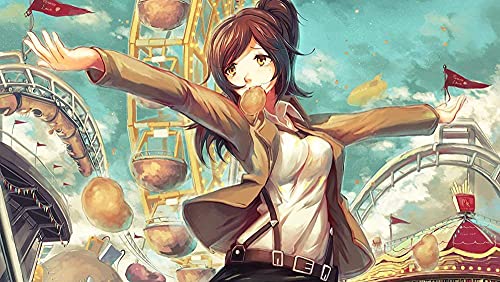 Puzzles 1000 Teile für Erwachsene Anime Attack On Titan Pädagogisches intellektuelles Dekompressionsspielzeug Spaß Familienspiel für Kinder Erwachsene50x70cm von LNTYW