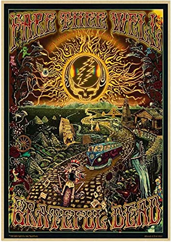 Puzzles Puzzle 1000 Teile PapierZusammenbau Bild The Grateful Dead Poster Erwachsene Spiele Lernspielzeug50x70cm von LNTYW