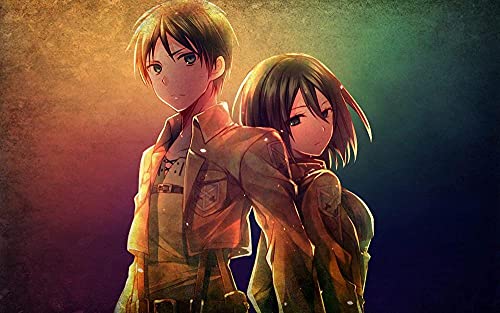 Puzzles für Erwachsene 1000 Teile Anime Attack On Titan Puzzles für Kinder Lernspielzeug Intellektuelles Spiel Geschenk Teens DIY Home Entertainment26x38cm von LNTYW