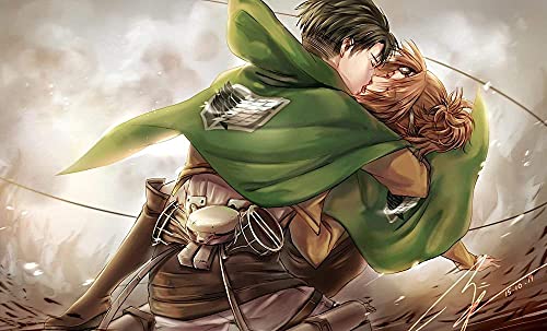 Puzzles für Erwachsene 1000 Teile Anime Attack On Titan Puzzles für Kinder Lernspielzeug Intellektuelles Spiel Geschenk Teens DIY Home Entertainment50x70cm von LNTYW