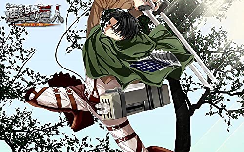 Puzzles für Erwachsene 1000 Teile Anime Attack On Titan Puzzles für Kinder Lernspielzeug Intellektuelles Spiel Geschenk Teens DIY Home Entertainment50x70cm von LNTYW