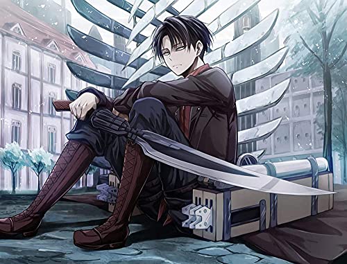 Puzzles für Erwachsene 1000 Teile Anime Attack On Titan Puzzles für Kinder Lernspielzeug Intellektuelles Spiel Geschenk Teens DIY Home Entertainment50x70cm von LNTYW