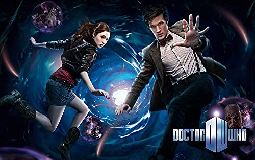 Puzzles für Erwachsene 1000 Teile Doctor Who Filmpuzzles für Kinder Lernspielzeug Intellektuelles Spiel Geschenk Teens DIY Home Entertainment Spielzeug 50x70cm von LNTYW