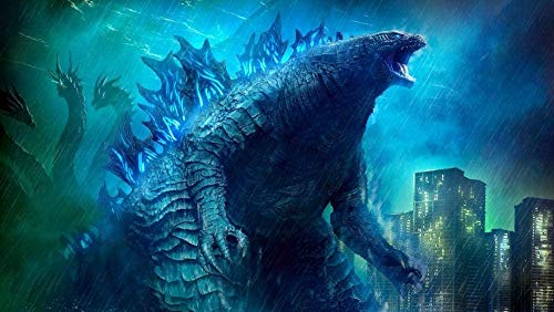 Puzzles für Erwachsene 1000 Teile Godzilla King Monsters Puzzles für Kinder Lernspielzeug Intellektuelles Spiel Geschenk Teens DIY Home26x38cm von LNTYW