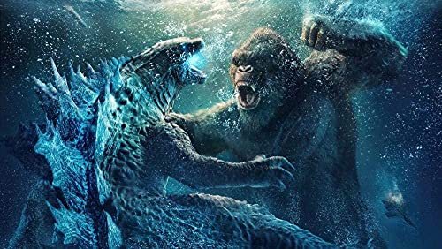 Puzzles für Erwachsene 1000 Teile Godzilla vs Kong Puzzles für Kinder Lernspielzeug Intellektuelles Spiel Geschenk Teens DIY Home Entertainment50x70cm von LNTYW