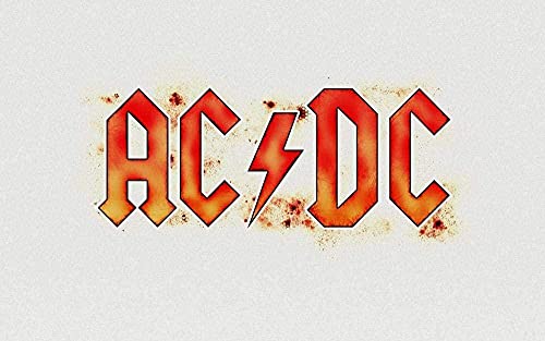 Puzzles für Erwachsene 2000 Teile ACDC Rockband Puzzles für Kinder Lernspielzeug Intellektuelles Spiel Geschenk Teens DIY Home Entertainment70x100cm von LNTYW