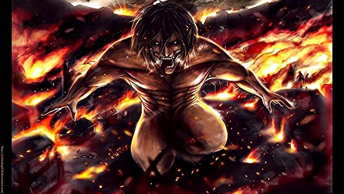 Puzzles für Erwachsene 2000 Teile Anime Attack On Titan Puzzles für Kinder Lernspielzeug Intellektuelles Spiel Geschenk Teens DIY Home Entertainment70x100cm von LNTYW