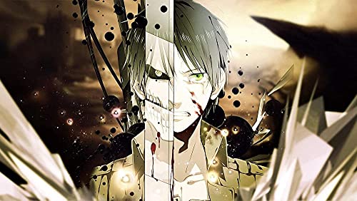 Puzzles für Erwachsene 2000 Teile Anime Attack On Titan Puzzles für Kinder Lernspielzeug Intellektuelles Spiel Geschenk Teens DIY Home Entertainment70x100cm von LNTYW