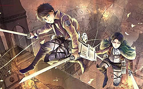 Puzzles für Erwachsene 2000 Teile Anime Attack On Titan Puzzles für Kinder Lernspielzeug Intellektuelles Spiel Geschenk Teens DIY Home Entertainment70x100cm von LNTYW