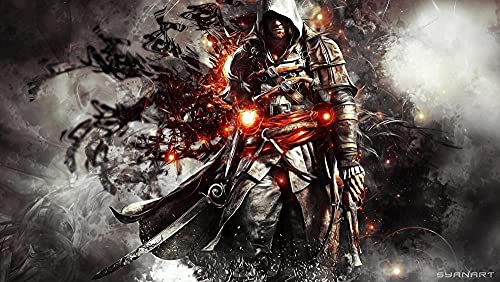 Puzzles für Erwachsene 2000 Teile Assassins Creed Puzzles für Kinder Lernspielzeug Intellektuelles Spiel Geschenk Teens DIY Home Entertainment70x100cm von LNTYW