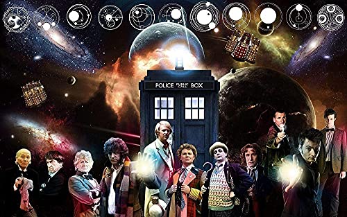 Puzzles für Erwachsene 2000 Teile Doctor Who Filmpuzzles für Kinder Lernspielzeug Intellektuelles Spiel Geschenk Teens DIY Home Entertainment70x100cm von LNTYW