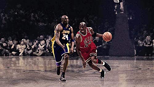 Puzzles für Erwachsene 2000 Teile Kobe Jordan Puzzles für Kinder Lernspielzeug Intellektuelles Spiel Geschenk Teens DIY Home Entertainment Spielzeug 70x100cm von LNTYW