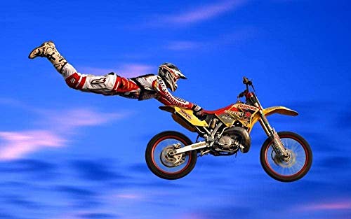 Puzzles für Erwachsene 2000 Teile Motocross Seitenansicht Papier Puzzle Freizeit Spielzeug Pädagogisches Intellektuelles Dekompressionsspiel Dekoration...70x100cm von LNTYW