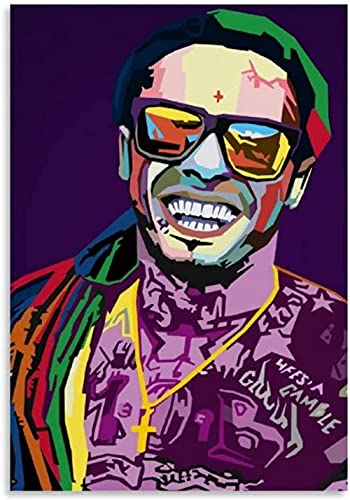 Rap Singer Lil Wayne Poster PaperJigsaw Puzzle 1000 Teile Spielzeug für Erwachsene Dekompressionsspiel50x70cm von LNTYW