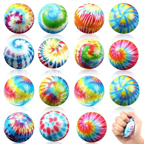 15 Pcs Mini Sportbälle,5 cm Antistressball,Mini Stressbälle,Stress Bälle,Mini Schaum Stressabbau Bälle,Stressabbau Spielzeug,Anti Stress Spielzeug Bälle,Anti Stress Bälle für Kinder Erwachsene von LOEPENLE