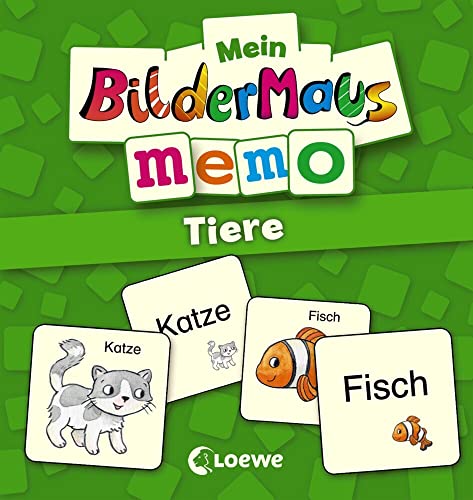 Mein Bildermaus-Memo - Tiere: Tier-Memory für Kinder ab 5 Jahre von LOEWE