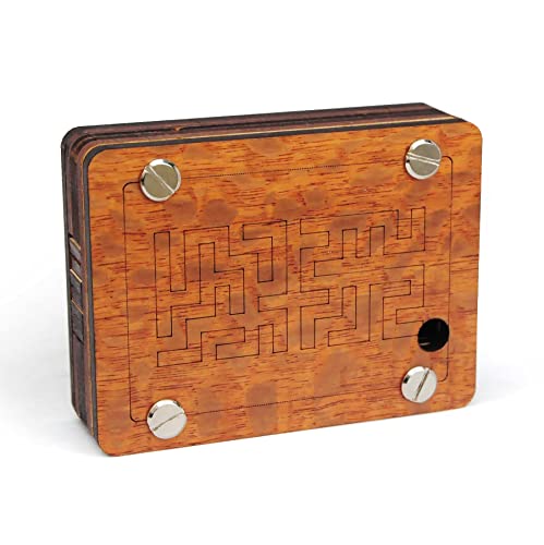 Laby 1-2-3 - Geheimbox aus Holz - Schwierigkeitsgrad 3/6 Schwer - Jean-Claude Constantin Laby 1-2-3 - Geheimbox aus Holz - Schwierigkeitsgrad 3/6 Schwer - Jean-Claude Constantin von LOGICA GIOCHI