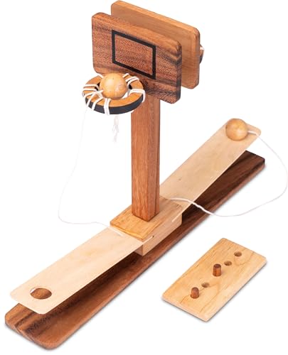 LOGOPLAY Basketball für 2 Spieler- Geschicklichkeitsspiel aus Holz - Montessori LOGOPLAY Basketball für 2 Spieler- Geschicklichkeitsspiel aus Holz - Montessori von LOGOPLAY