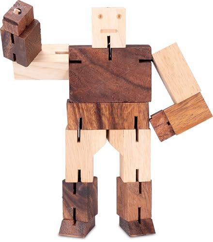 LOGOPLAY - Robot Puzzle - 3D Puzzle - Denkspiel - Montessori - Knobelspiel - Geduldspiel - Logikspiel aus Holz mit Mehreren Spielvarianten LOGOPLAY - Robot Puzzle - 3D Puzzle - Denkspiel - Montessori - Knobelspiel - Geduldspiel - Logikspiel aus Holz mit Mehreren Spielvarianten von LOGOPLAY