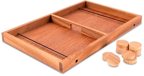 LOGOPLAY Sling Puck - für 2 Spieler - Spielfeld 35 x 22 cm - Geschicklichkeitsspiel im Holzkasten LOGOPLAY Sling Puck - für 2 Spieler - Spielfeld 35 x 22 cm - Geschicklichkeitsspiel im Holzkasten von LOGOPLAY