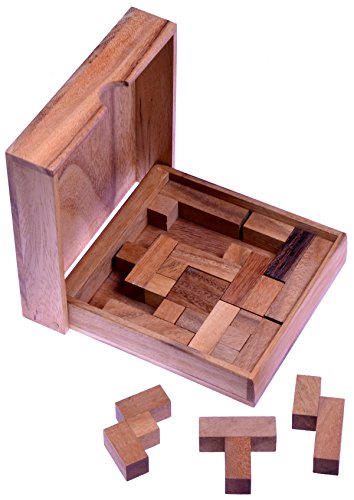 Square Puzzle - Pentomino Puzzle - Lernspiel - Denkspiel - Knobelspiel - Geduldspiel - Logikspiel aus Holz Square Puzzle - Pentomino Puzzle - Lernspiel - Denkspiel - Knobelspiel - Geduldspiel - Logikspiel aus Holz von LOGOPLAY
