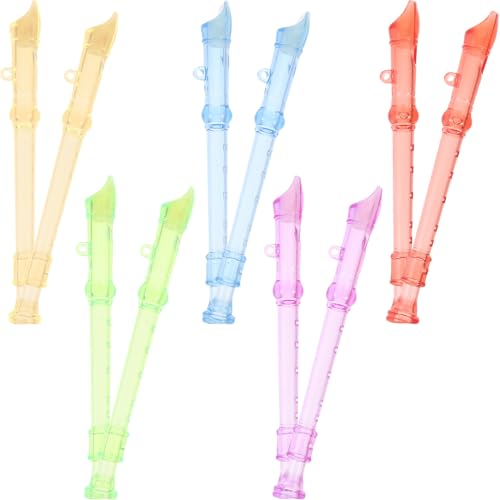 LOLIPPYY 10 Stk Teiliges Kunststoff Mini flöten Musikspielzeug Leicht Tragbar Transparent Geeignet für Musikalische Früherziehung und Anfänger Zufällige Farbe Zufällige Farbe LOLIPPYY 10 Stk Teiliges Kunststoff Mini flöten Musikspielzeug Leicht Tragbar Transparent Geeignet für Musikalische Früherziehung und Anfänger Zufällige Farbe Zufällige Farbe von LOLIPPYY