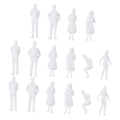 LOLIPPYY 10 Stück Unbemalte Kunststoffmodelle Detailgetreue Mini Menschen für DIY Architektur Modellbau und Puppenhausdeko LOLIPPYY 10 Stück Unbemalte Kunststoffmodelle Detailgetreue Mini Menschen für DIY Architektur Modellbau und Puppenhausdeko von LOLIPPYY