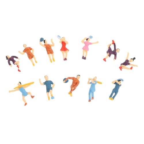 LOLIPPYY 12 Stück Teiliges Miniatur Mensch Figuren Maßstab Kunststoff Modellbau Dekoration für Sandtisch Garten Büro DIY Handwerk LOLIPPYY 12 Stück Teiliges Miniatur Mensch Figuren Maßstab Kunststoff Modellbau Dekoration für Sandtisch Garten Büro DIY Handwerk von LOLIPPYY