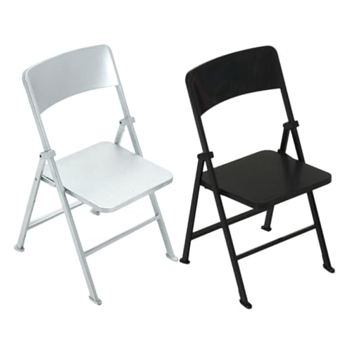 LOLIPPYY 2 Stück Miniatur Klappstühle Faltbare Puppenhaus Möbel Mini Möbelmodell Deko Robust Platzsparend Für Spielzimmer LOLIPPYY 2 Stück Miniatur Klappstühle Faltbare Puppenhaus Möbel Mini Möbelmodell Deko Robust Platzsparend Für Spielzimmer von LOLIPPYY