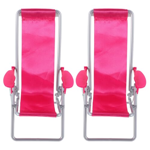 LOLIPPYY 2 Stück Miniatur Strandstuhl Faltbar Realistische Puppenhaus Deko Platzsparender Klappstuhl Rosa Mini Liegestuhl für Strandthemen Kreative Mikro landschaft und DIY Tortendeko LOLIPPYY 2 Stück Miniatur Strandstuhl Faltbar Realistische Puppenhaus Deko Platzsparender Klappstuhl Rosa Mini Liegestuhl für Strandthemen Kreative Mikro landschaft und DIY Tortendeko von LOLIPPYY